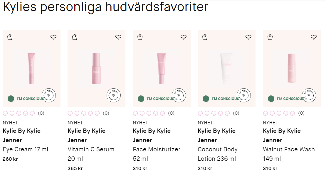 Kylie Cosmetics finns äntligen i Sverige!