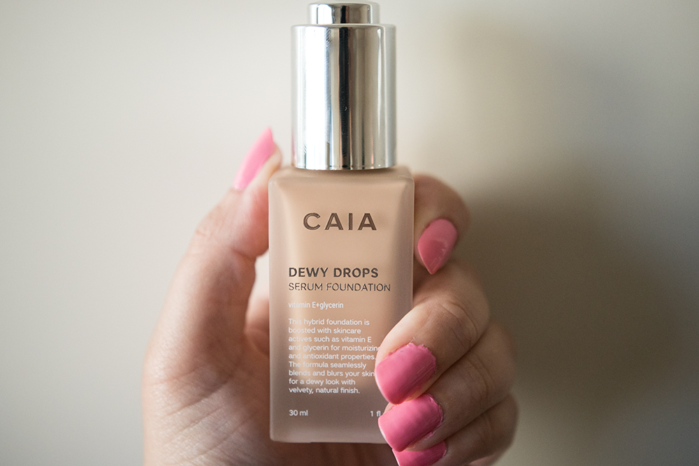 Dewy Drops Serumfoundation Caia Cosmetics First Impression