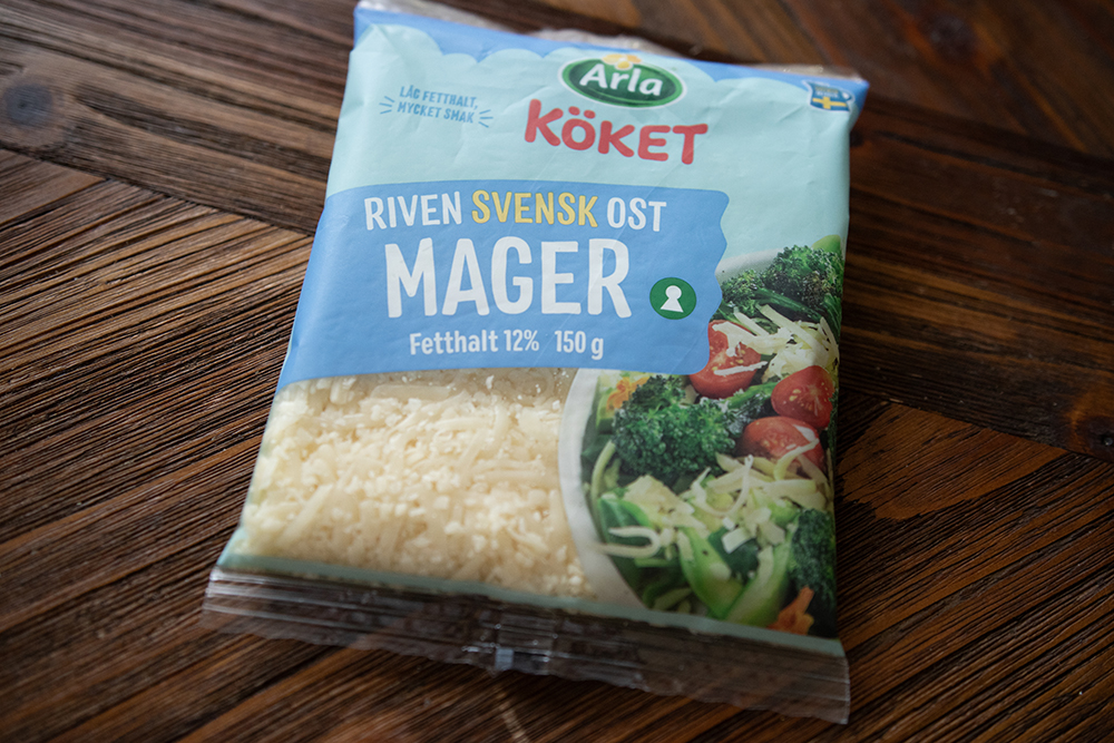 Lightprodukter som jag älskar

Arla köket riven svensk ost mager