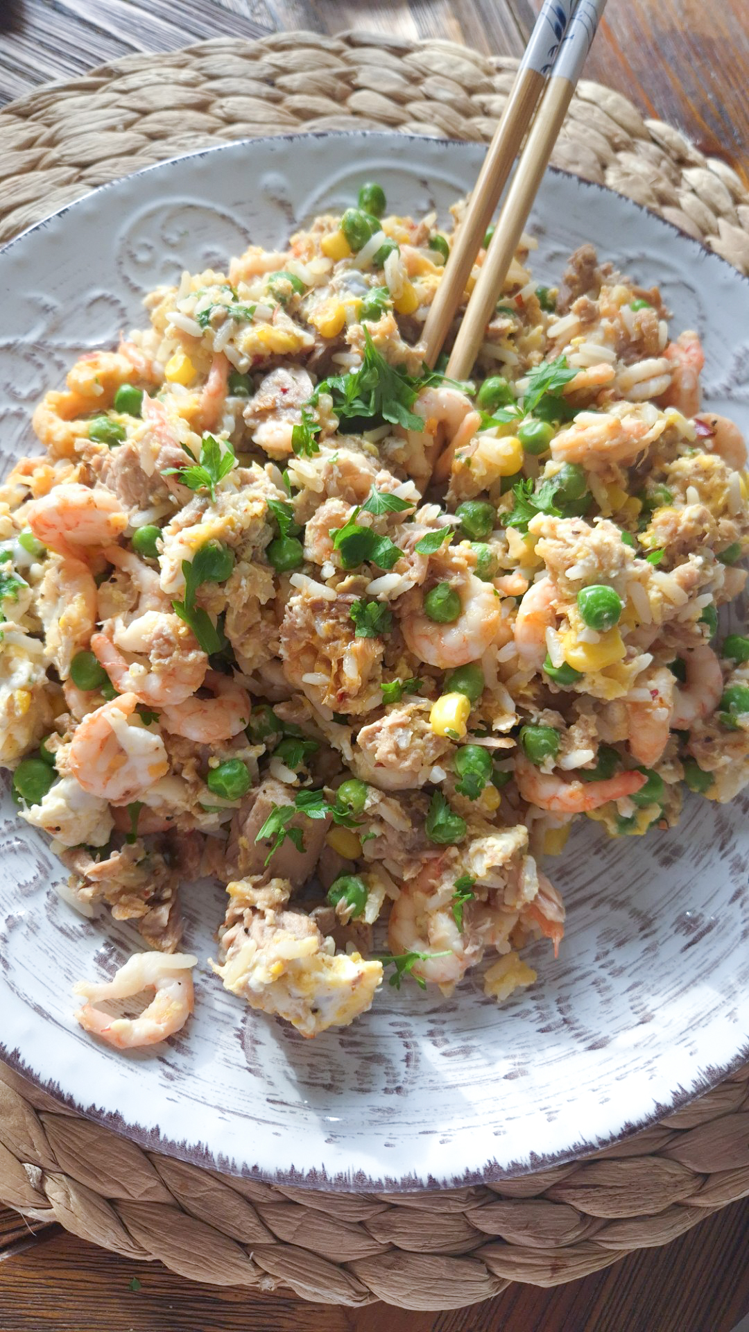 Fried Rice med mycket protein
